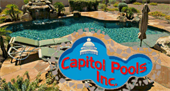 Desktop Screenshot of capitolpools.com